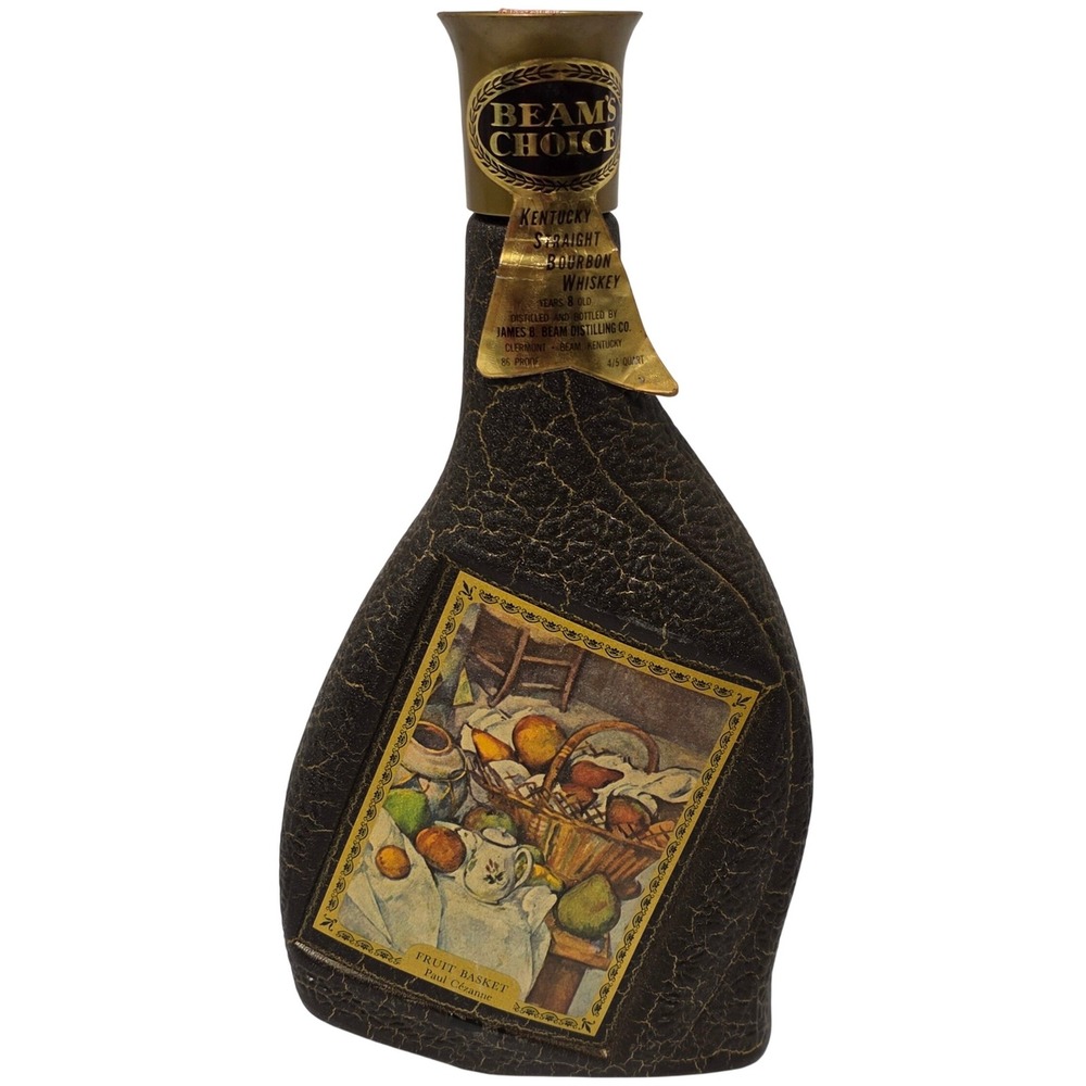 Vintage Jim Beams Modern Masters Cezanne Fruit Basket Bourbon Decanter Vol II*